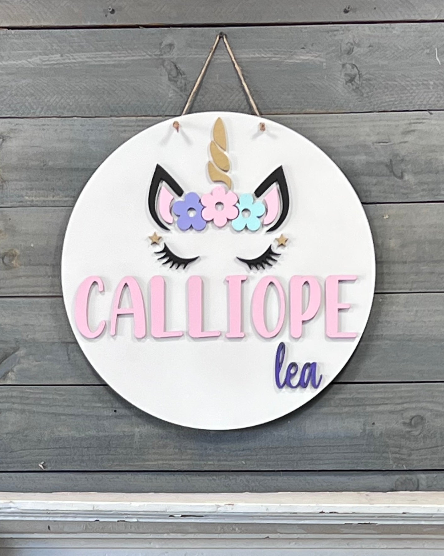 Gold Unicorn Nursery Decor