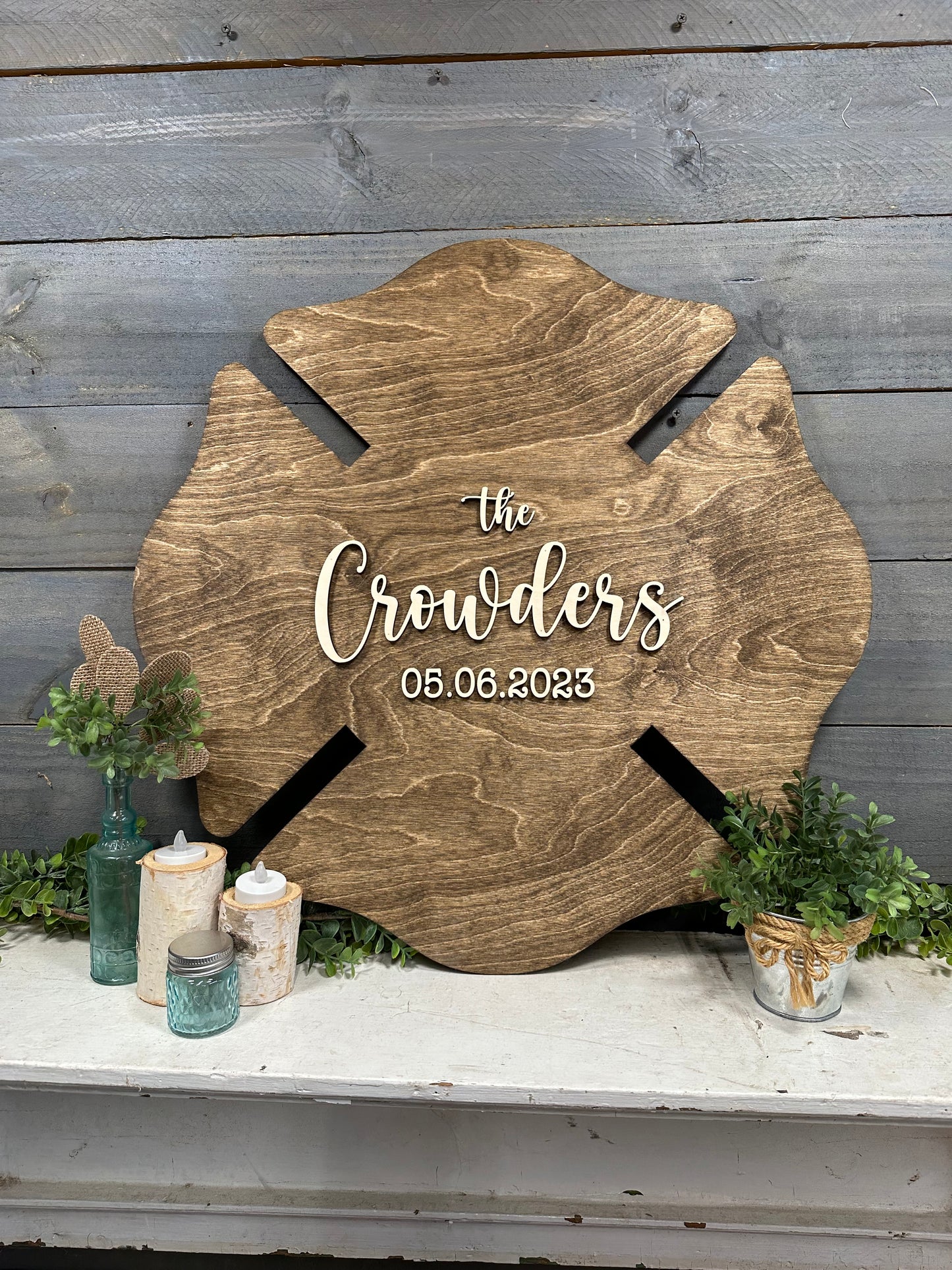 Firefighter Wedding Guest Book
