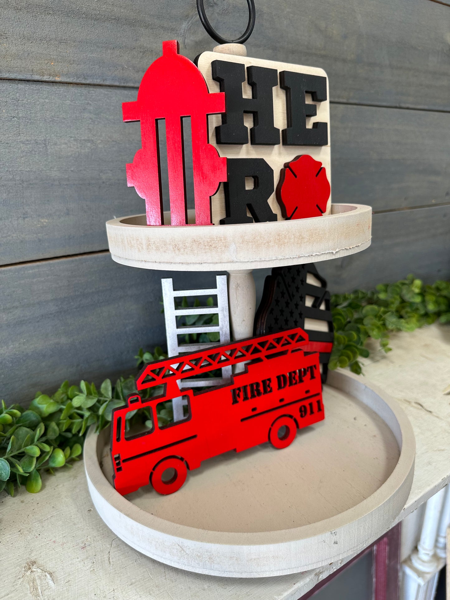 Firefighter Tiered Tray
