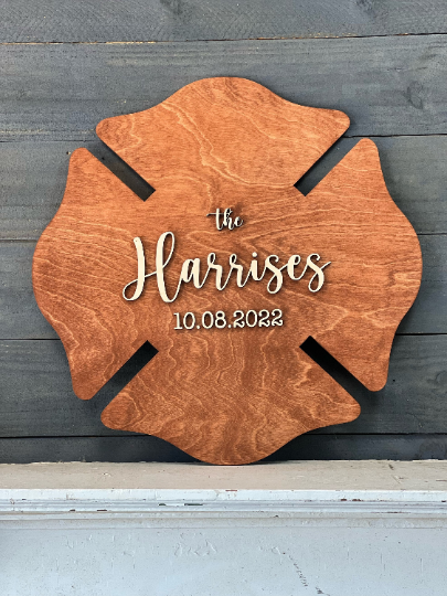 Firefighter Wedding Guest Book