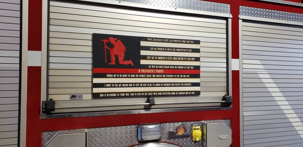 Firefighter Prayer Flag