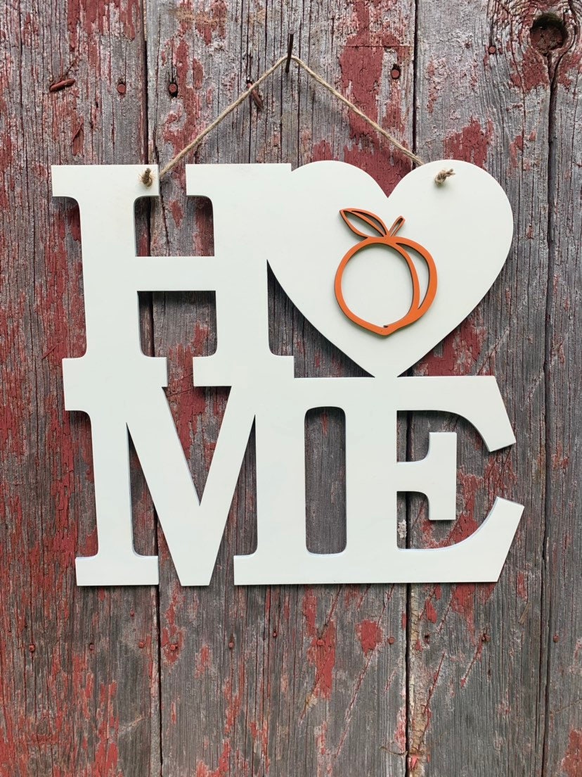 Georgia Peach Door Hanger