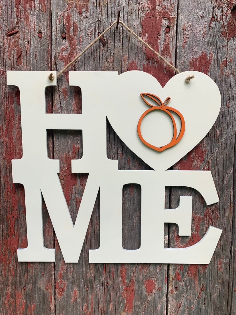 Georgia Peach Door Hanger
