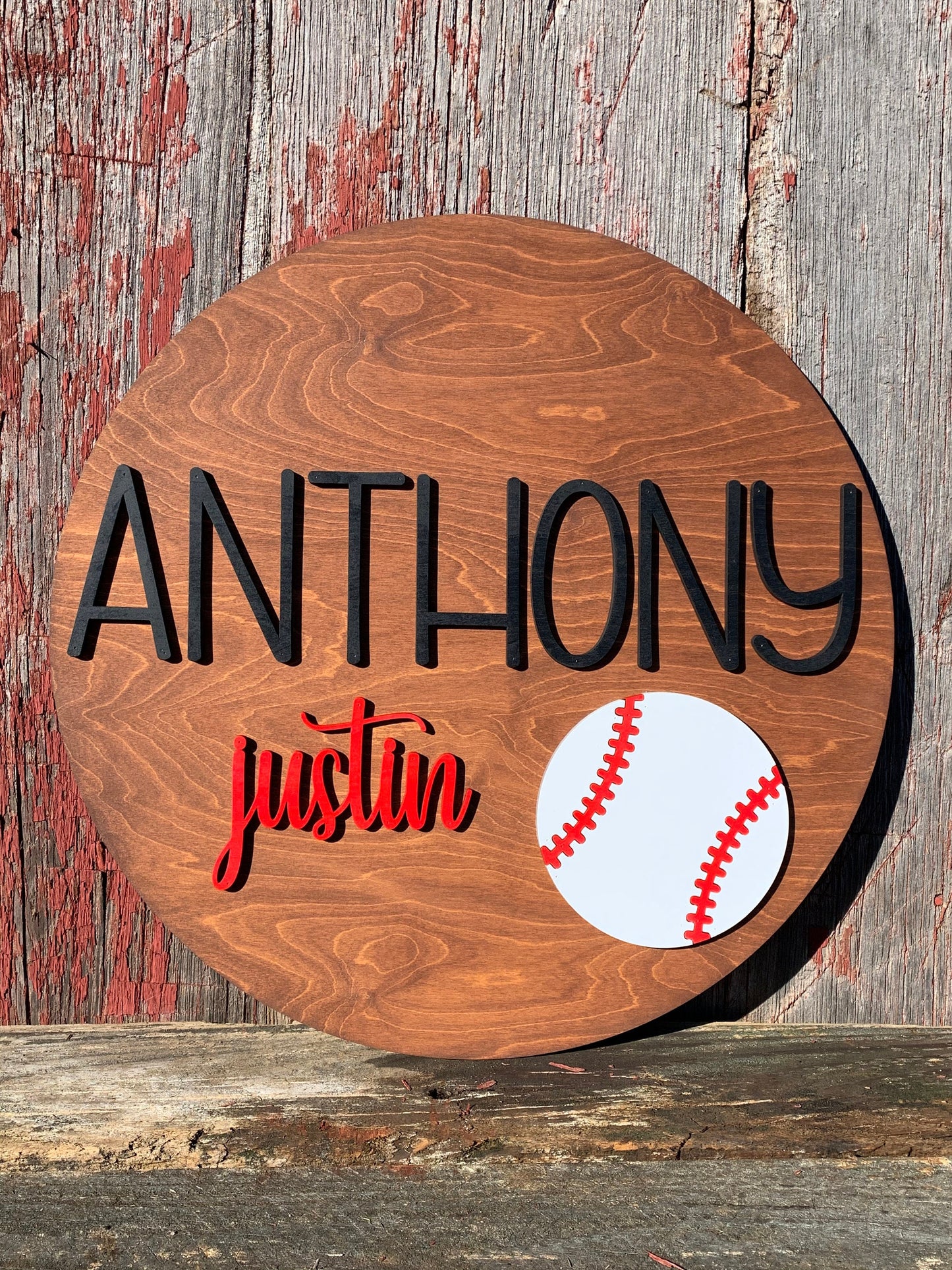 Baseball Nursery Sign