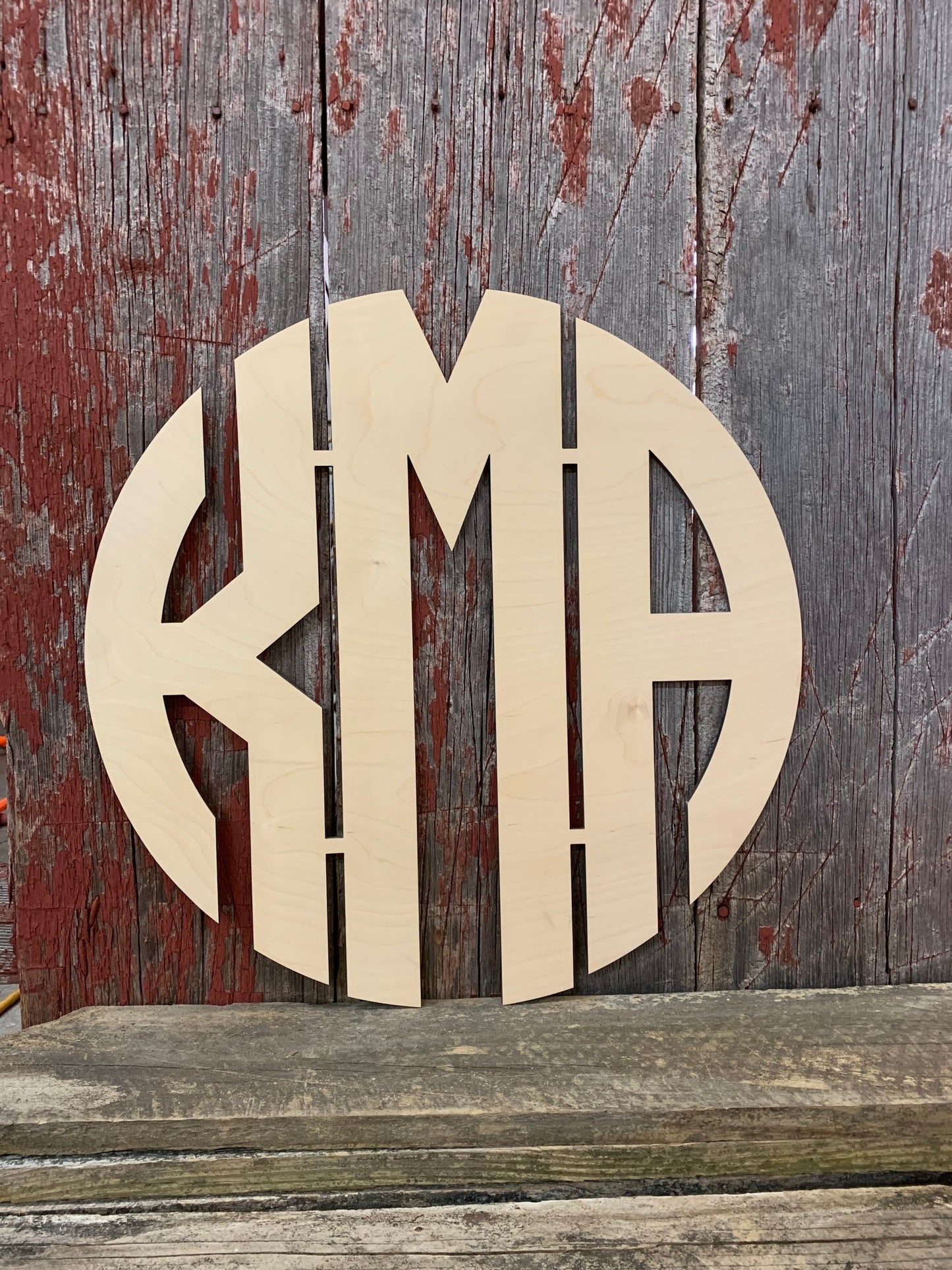 Monogram, Wood Wall Decor, Door Hanger