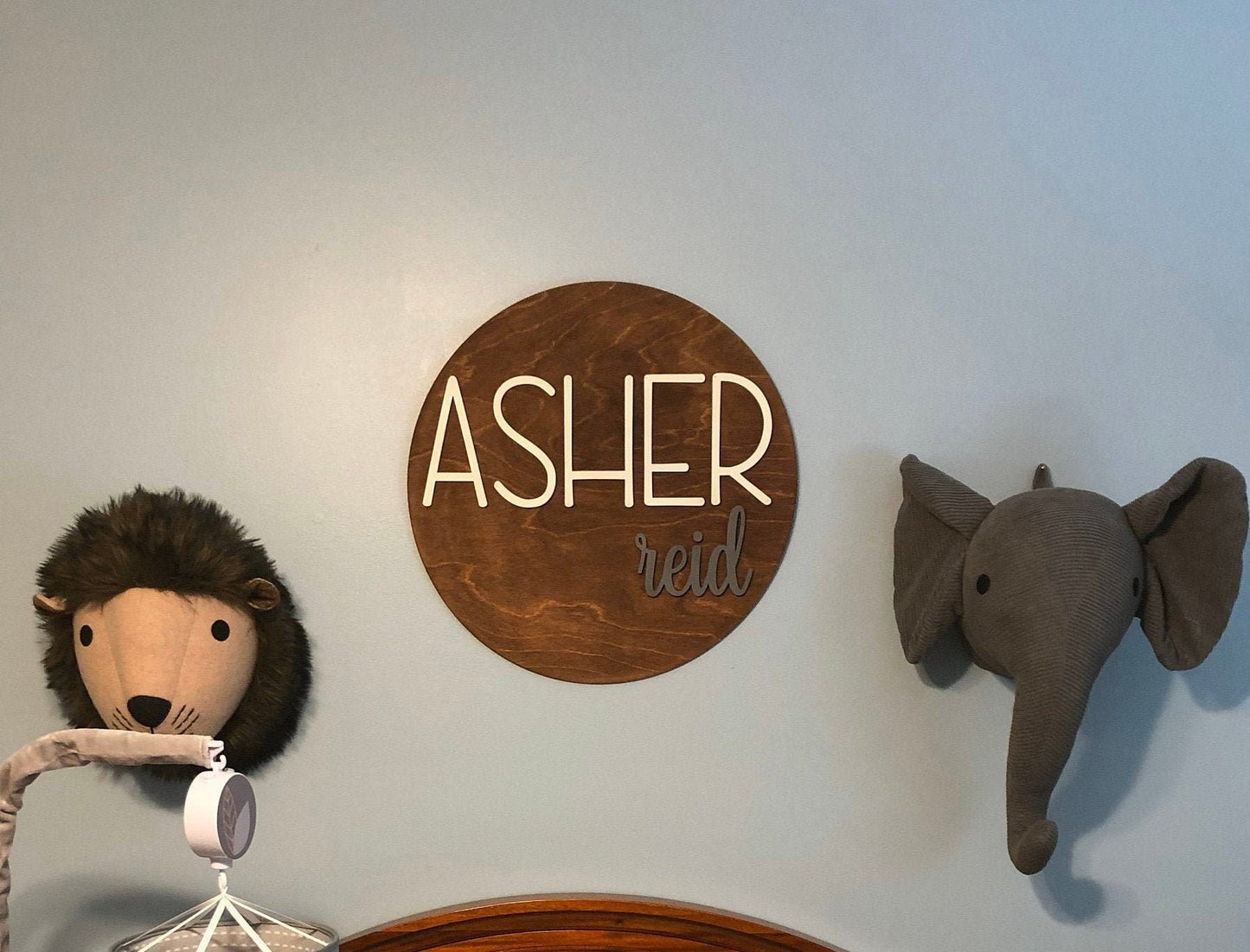Round Nursery Sign