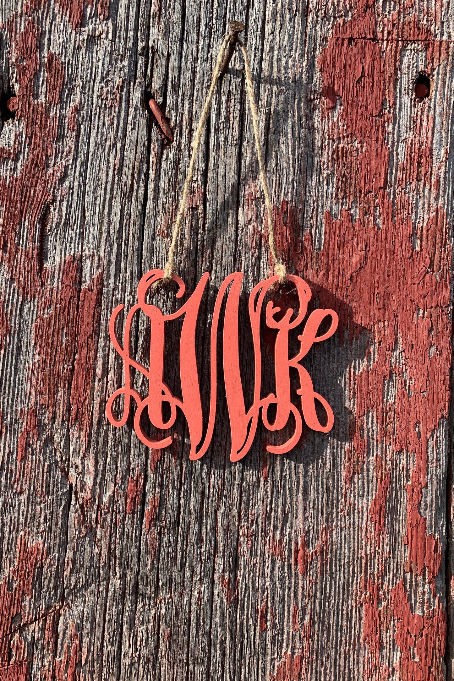 Monogram Car Charm