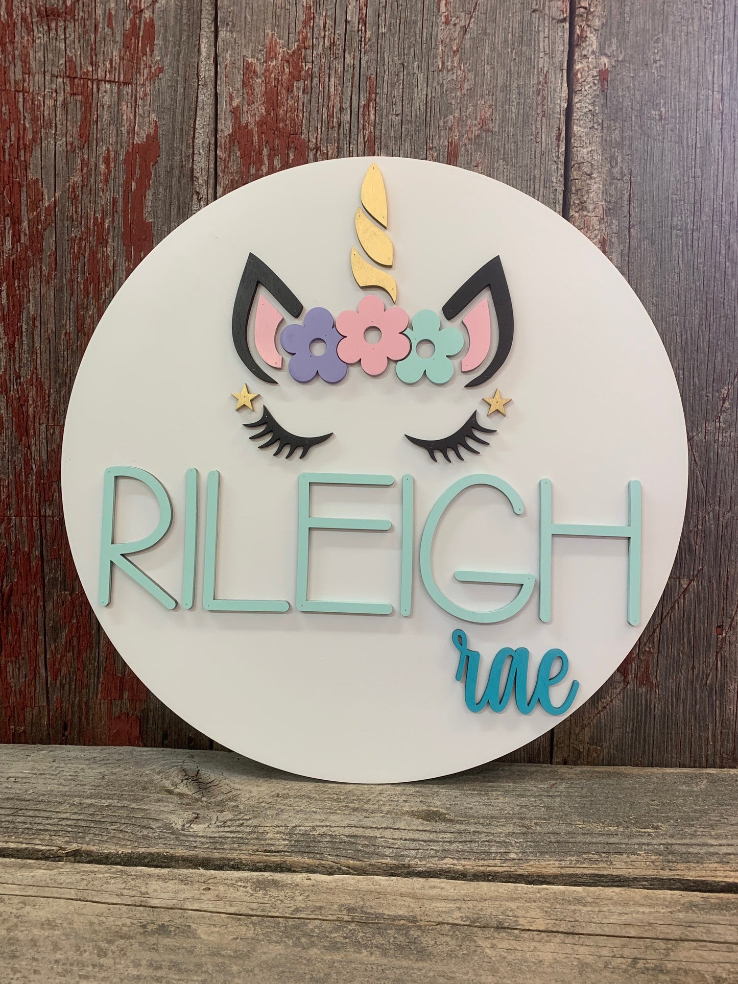 Gold Unicorn Nursery Decor