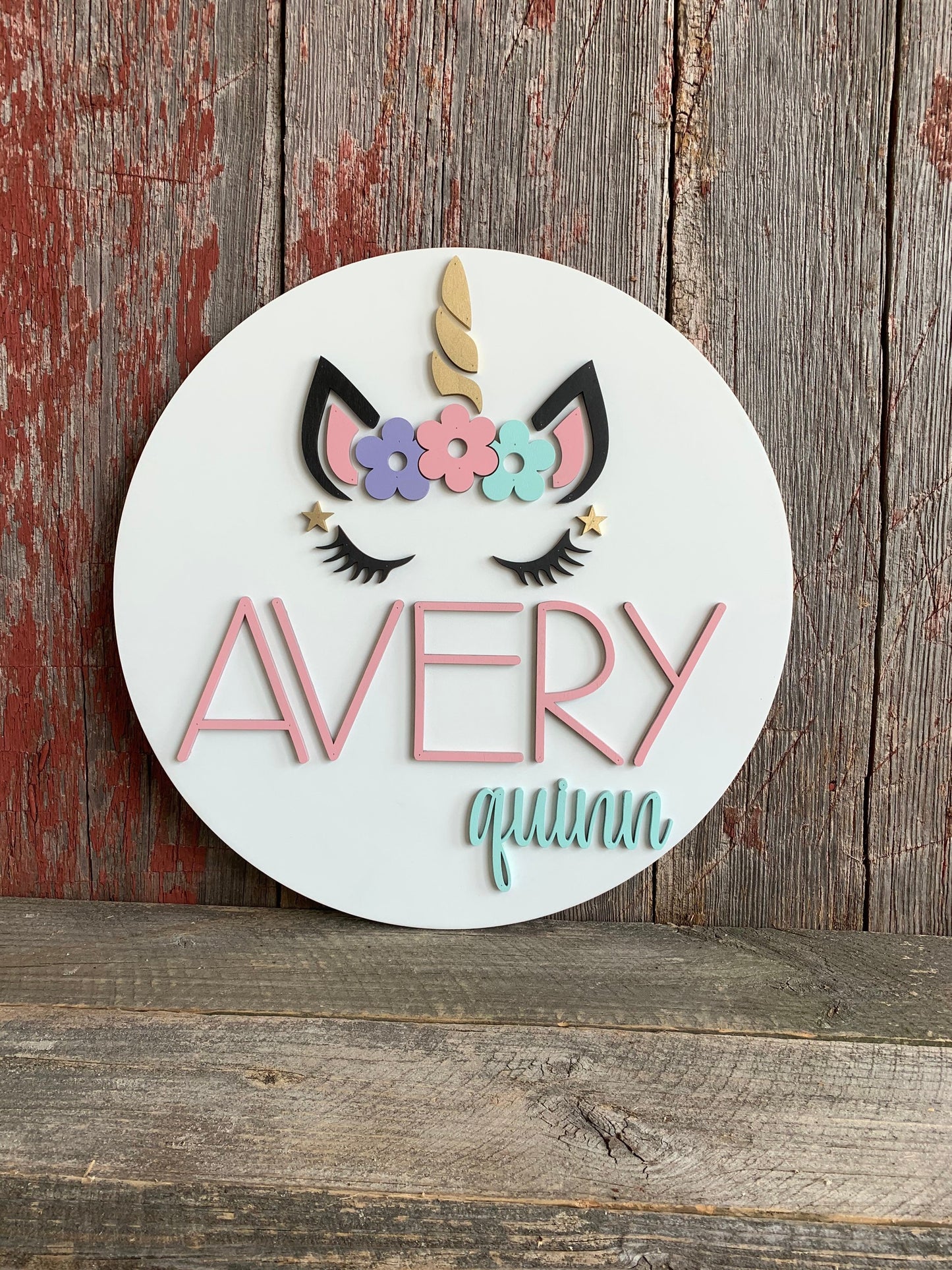 Gold Unicorn Nursery Decor