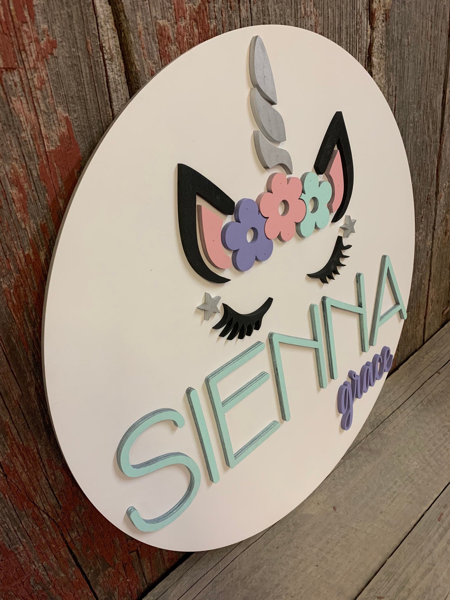 Silver Unicorn Nursery Decor