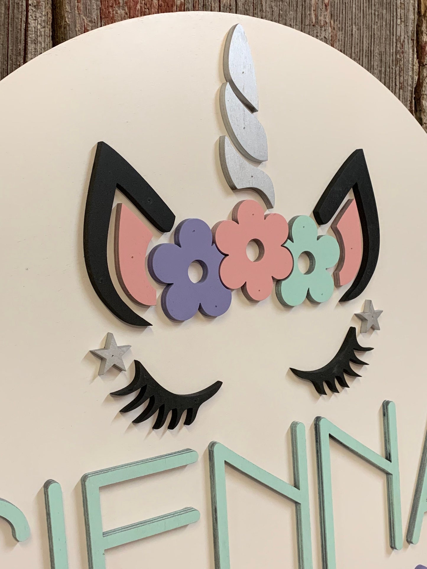 Silver Unicorn Nursery Decor