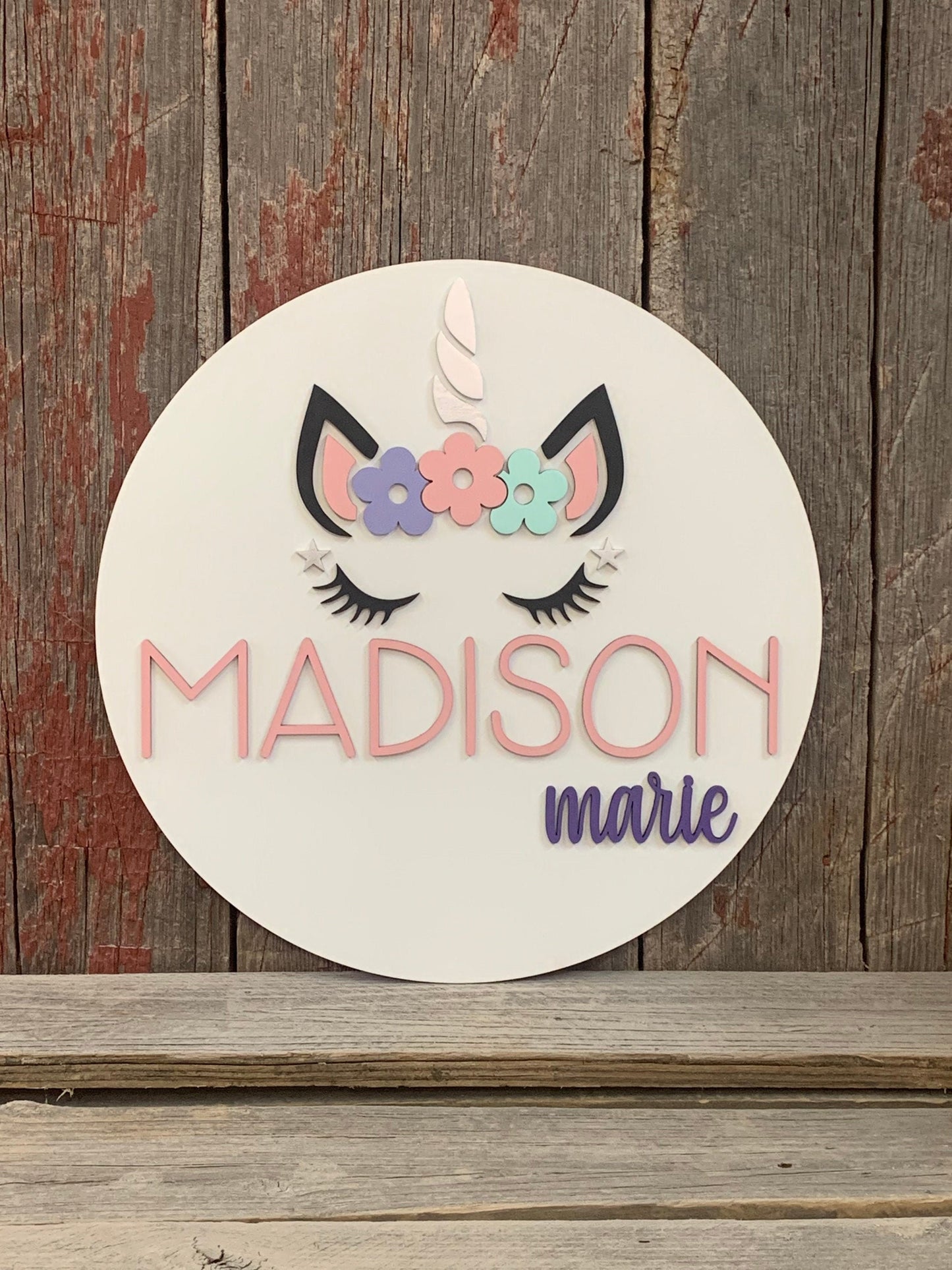 Silver Unicorn Nursery Decor