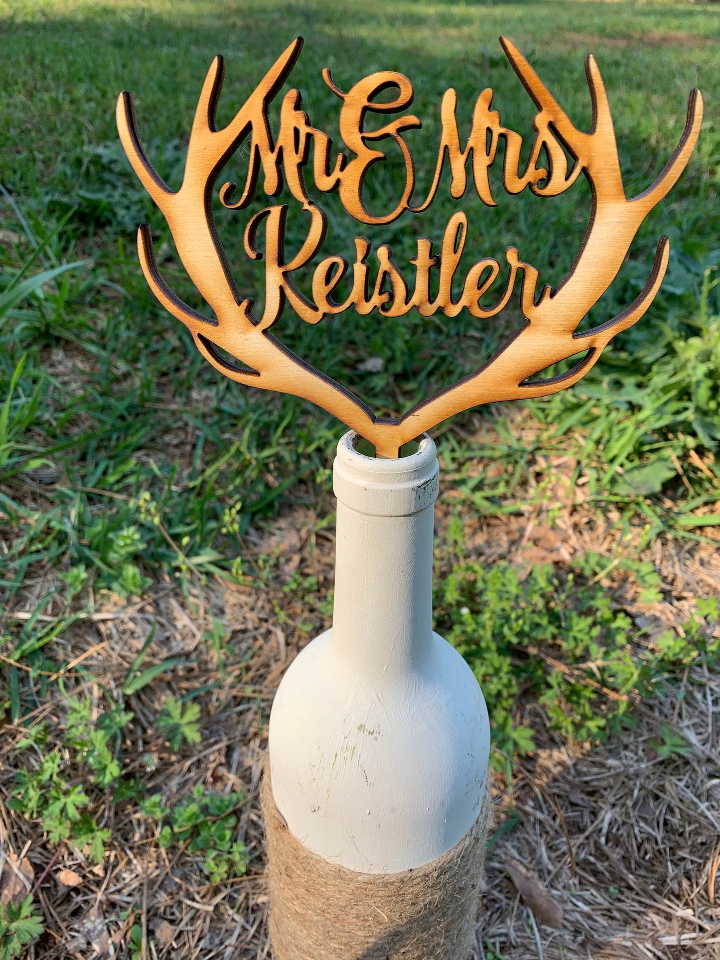 Mr. & Mrs. Cake Topper