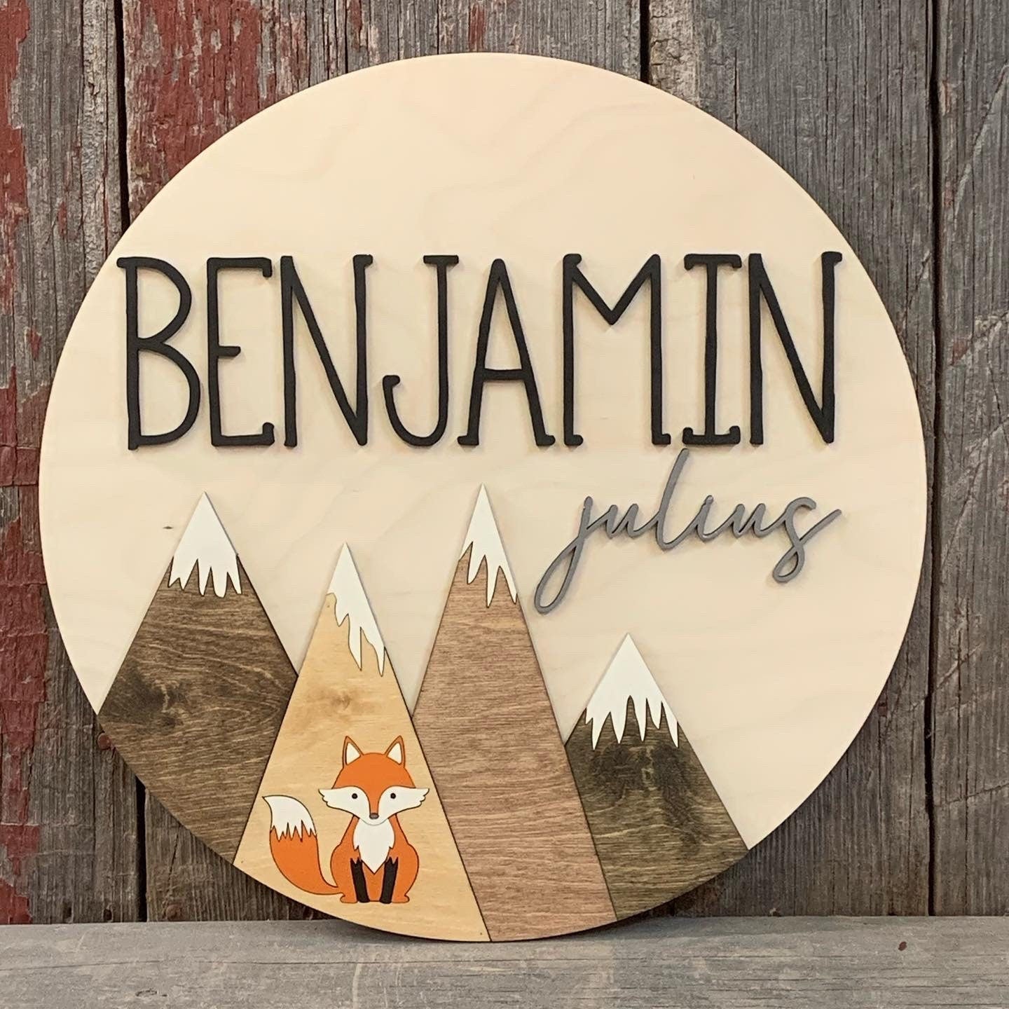 Mountain Nursery Sign