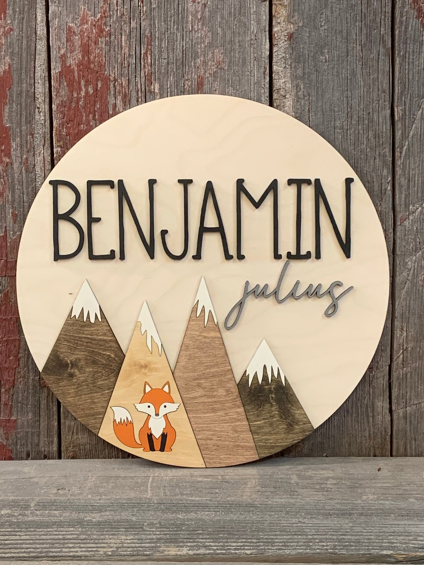 Mountain Nursery Sign