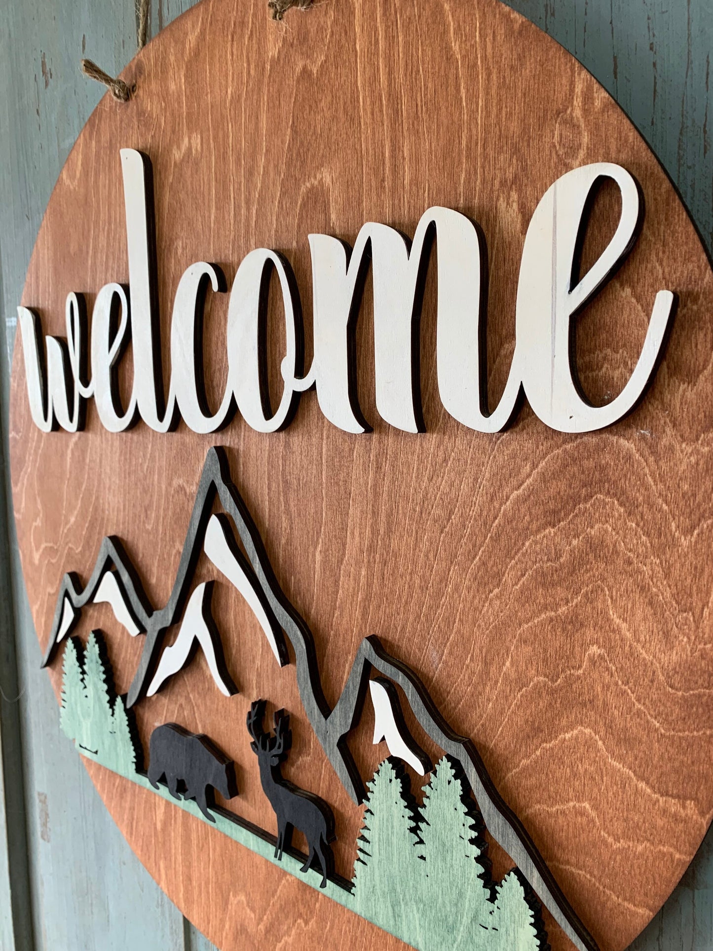 Mountain Door Hanger