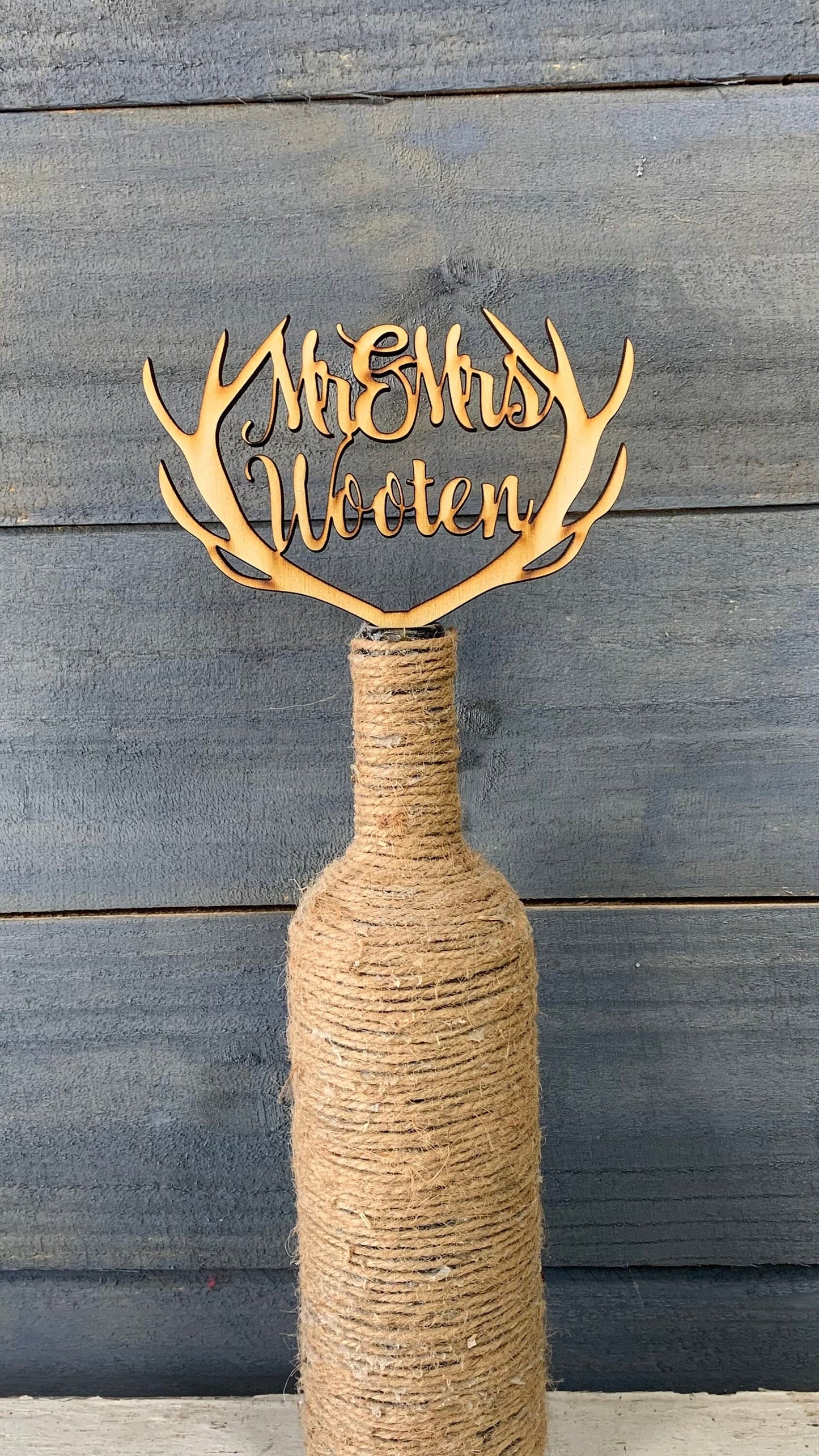 Mr. & Mrs. Cake Topper