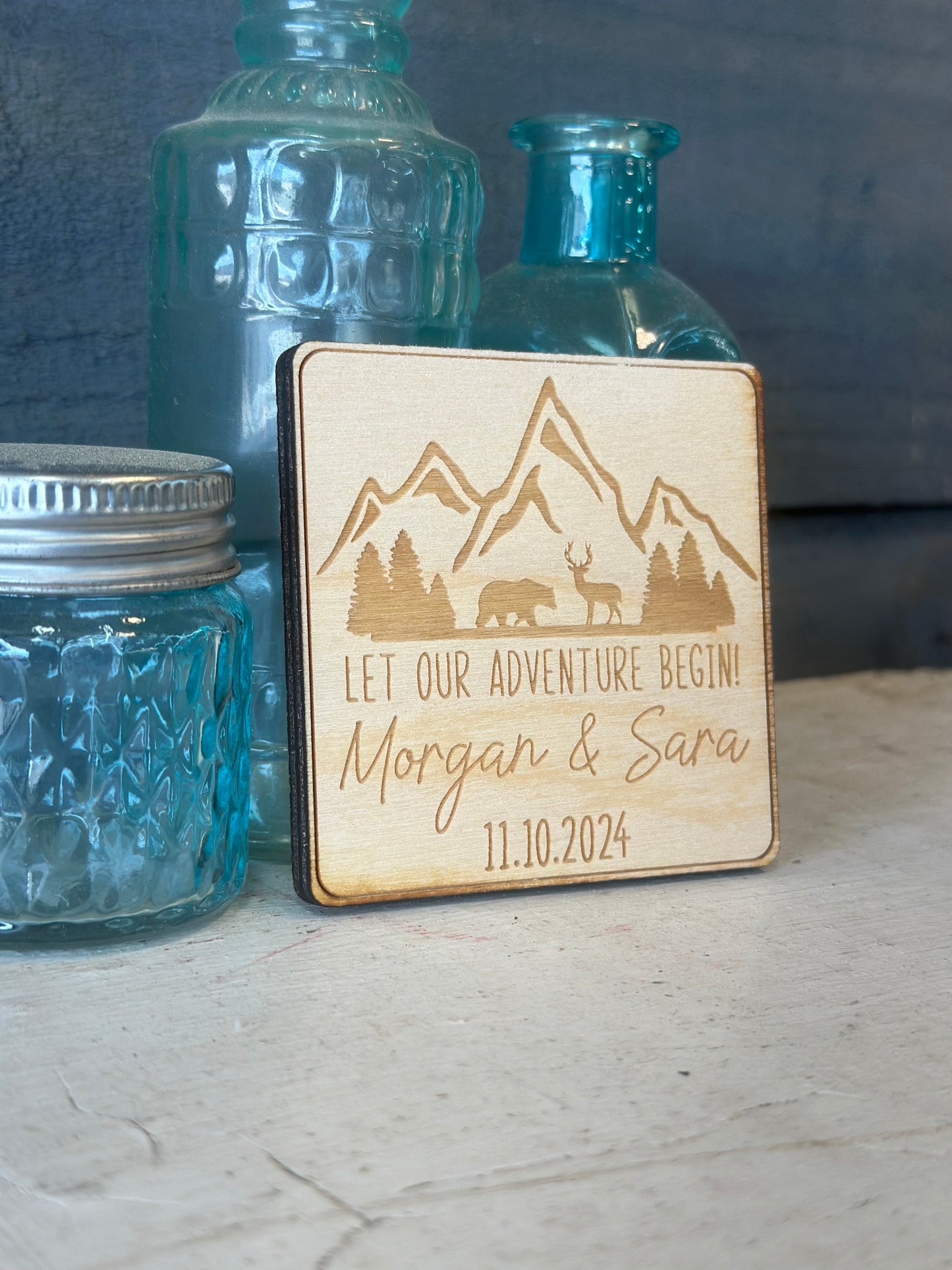 Adventure Wedding Magnets