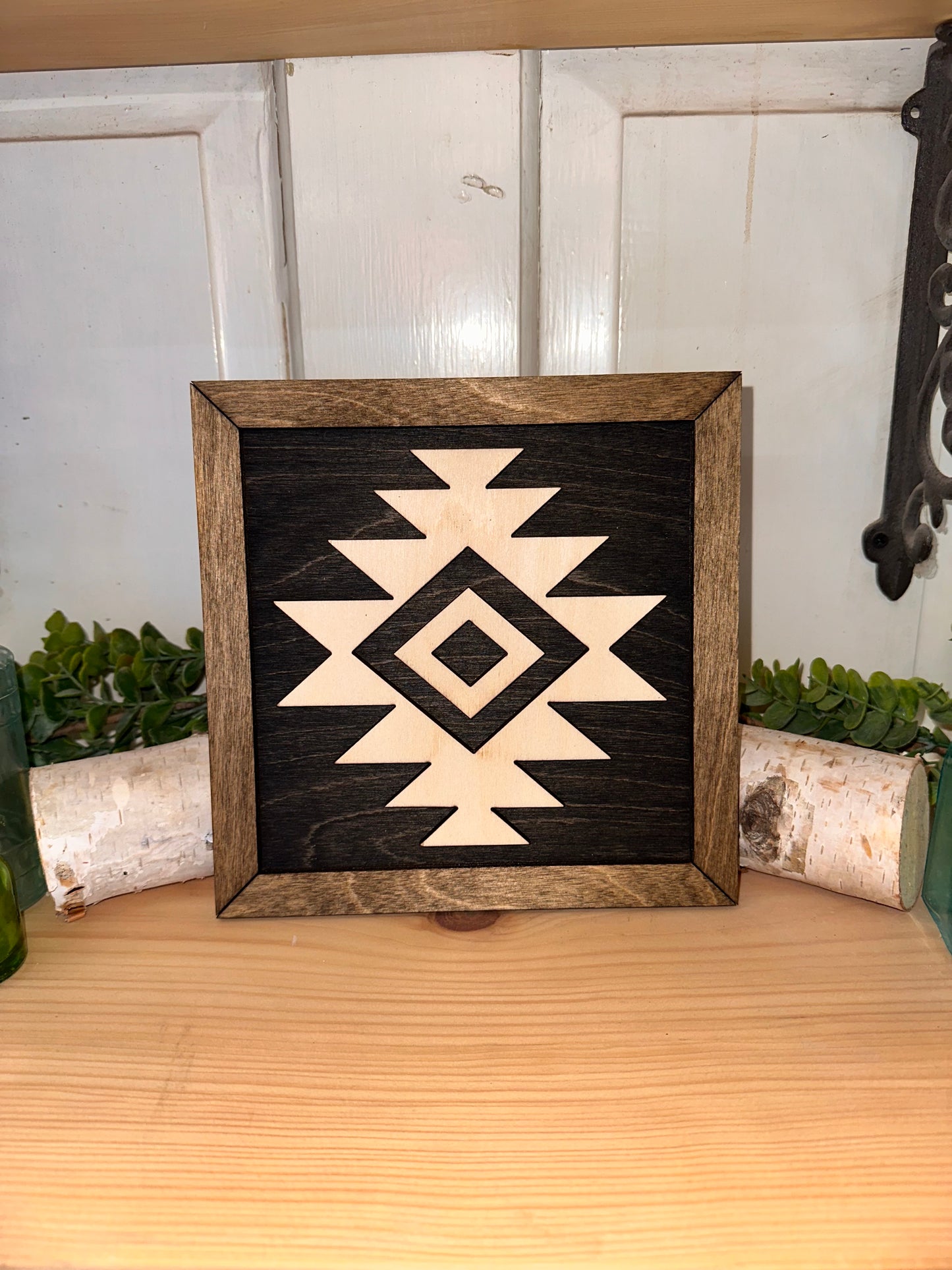 Aztec Wooden Accent Sign