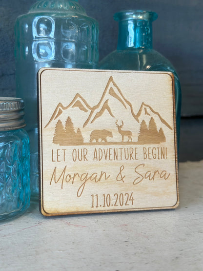 Adventure Wedding Magnets