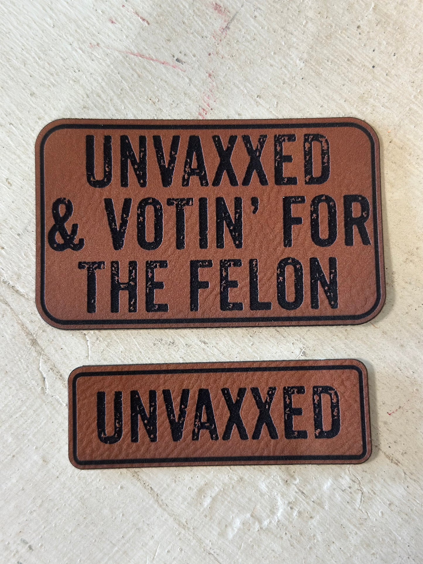 Leather Hat Patches