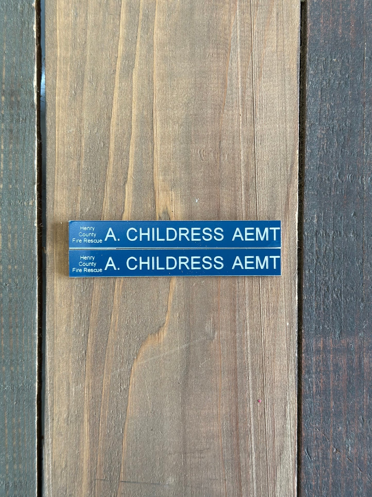 Accountability Tags for Fire Department Command