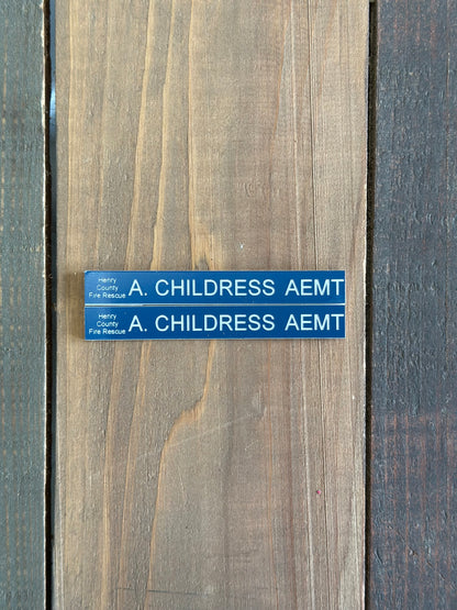 Accountability Tags for Fire Department Command