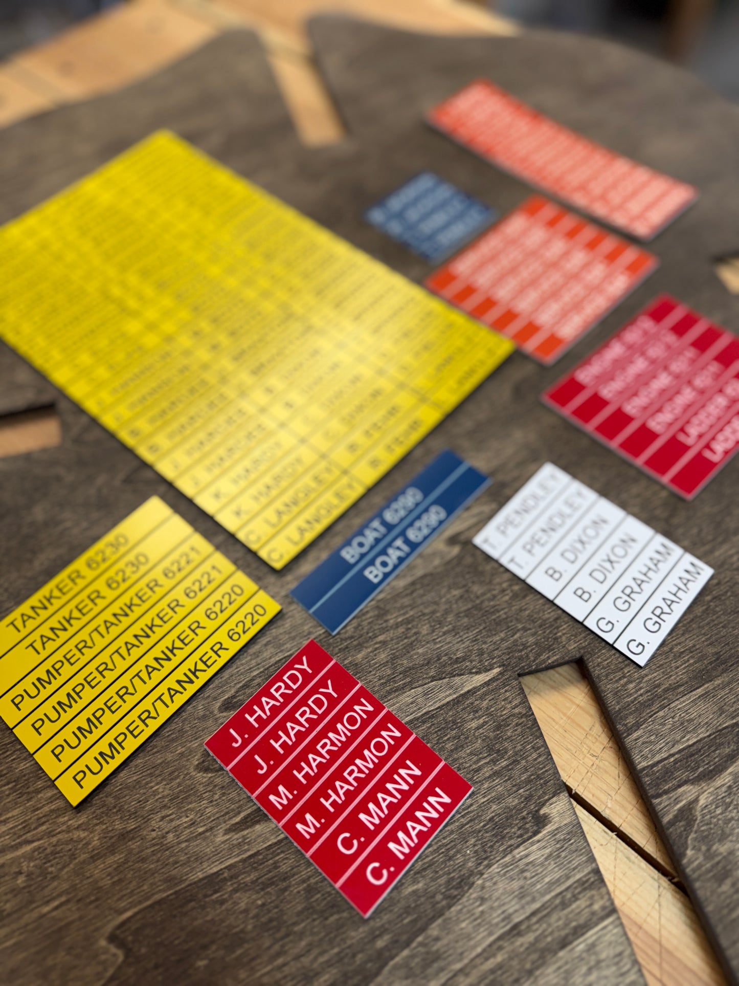 Accountability Tags for Fire Department Command