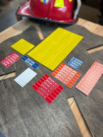 Accountability Tags for Fire Department Command