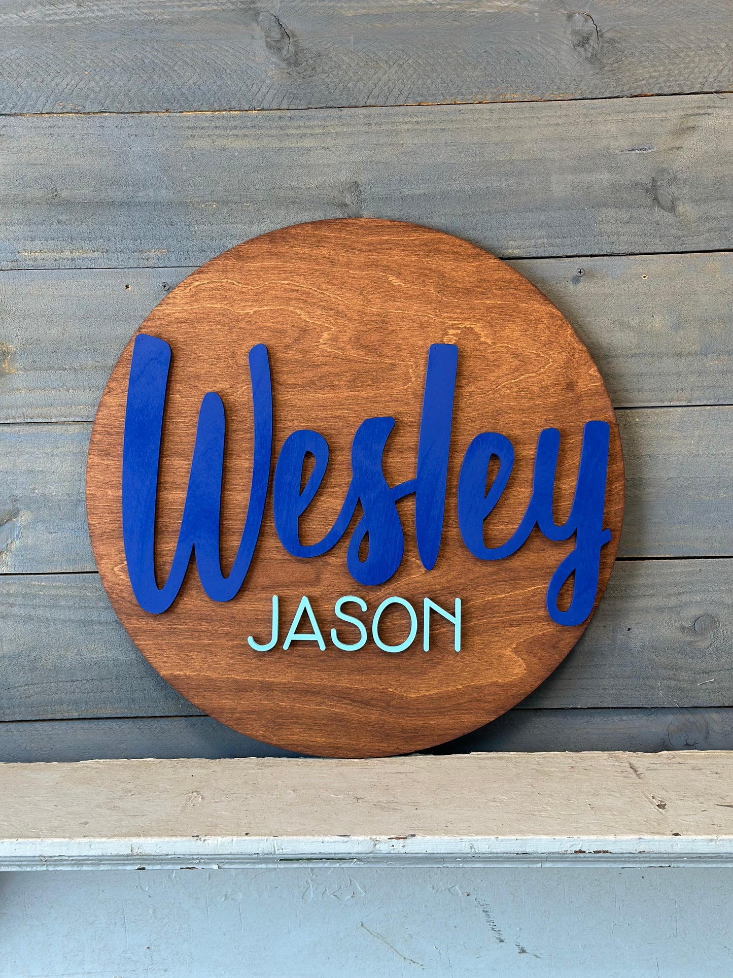 Nursery Wood Name Sign