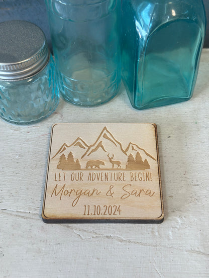 Adventure Wedding Magnets