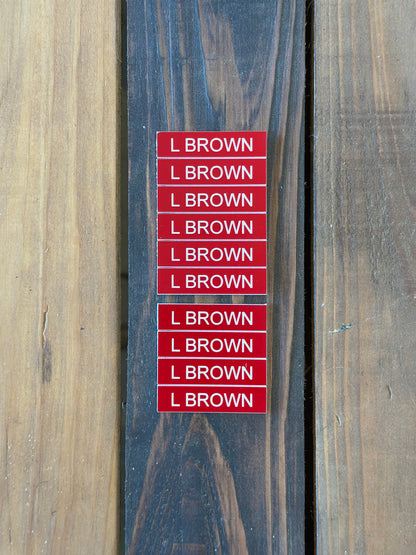 Accountability Tags for Fire Department Command