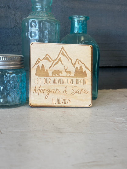 Adventure Wedding Magnets