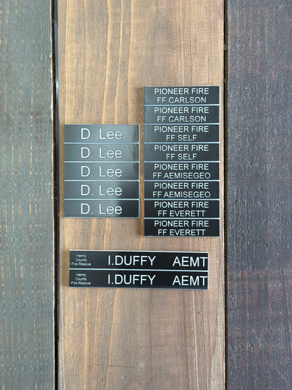 Accountability Tags for Fire Department Command