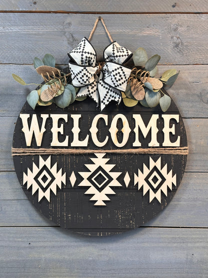 Aztec Welcome Sign