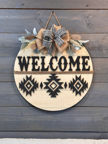 Aztec Welcome Sign
