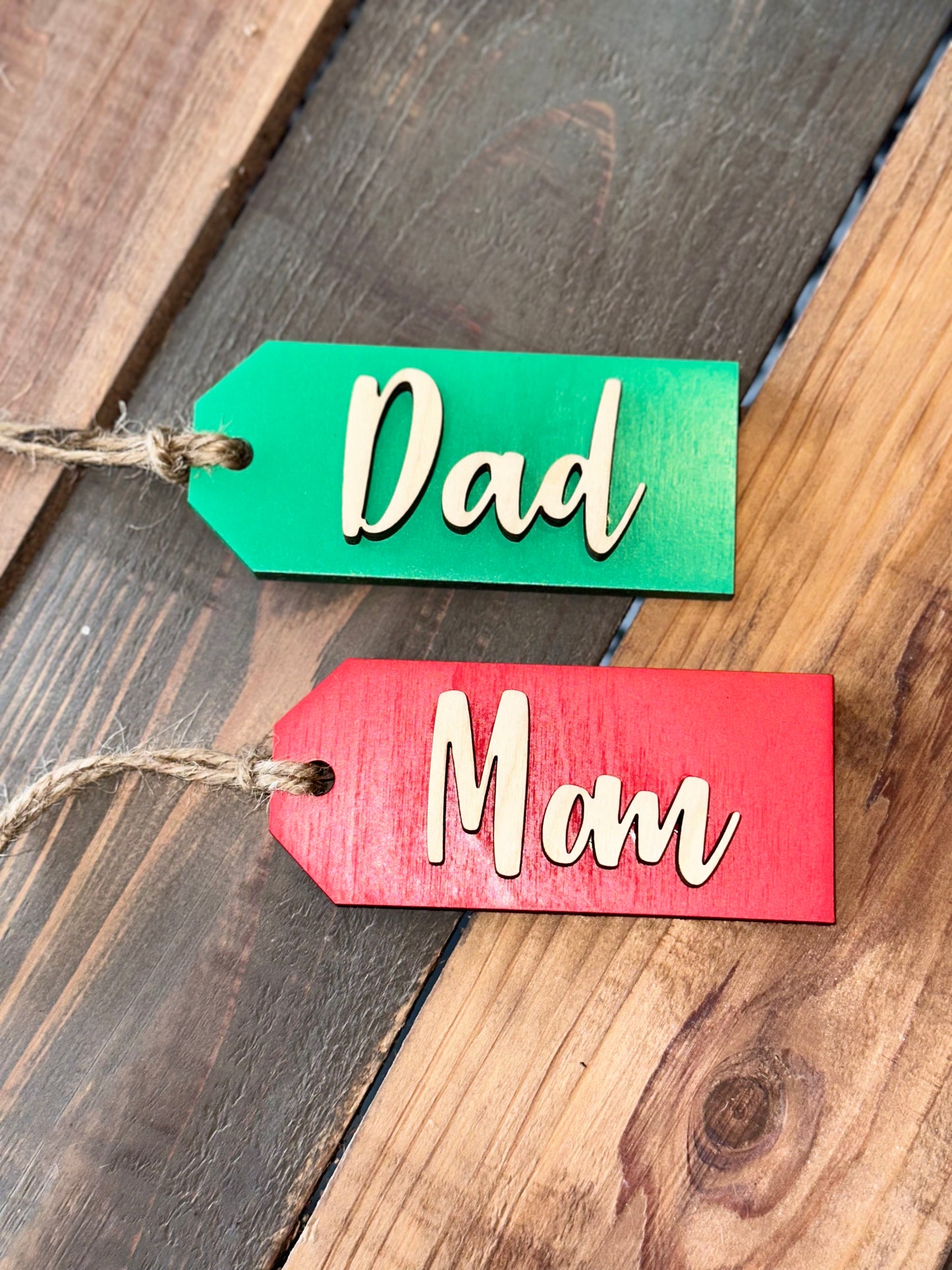 Christmas Stocking Name Tags