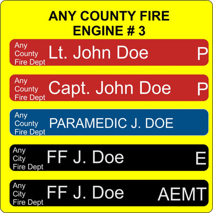 Accountability Tags Colors