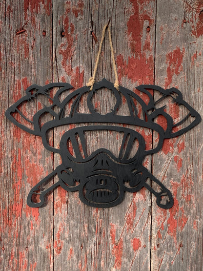 Firefighter Mask with Axe