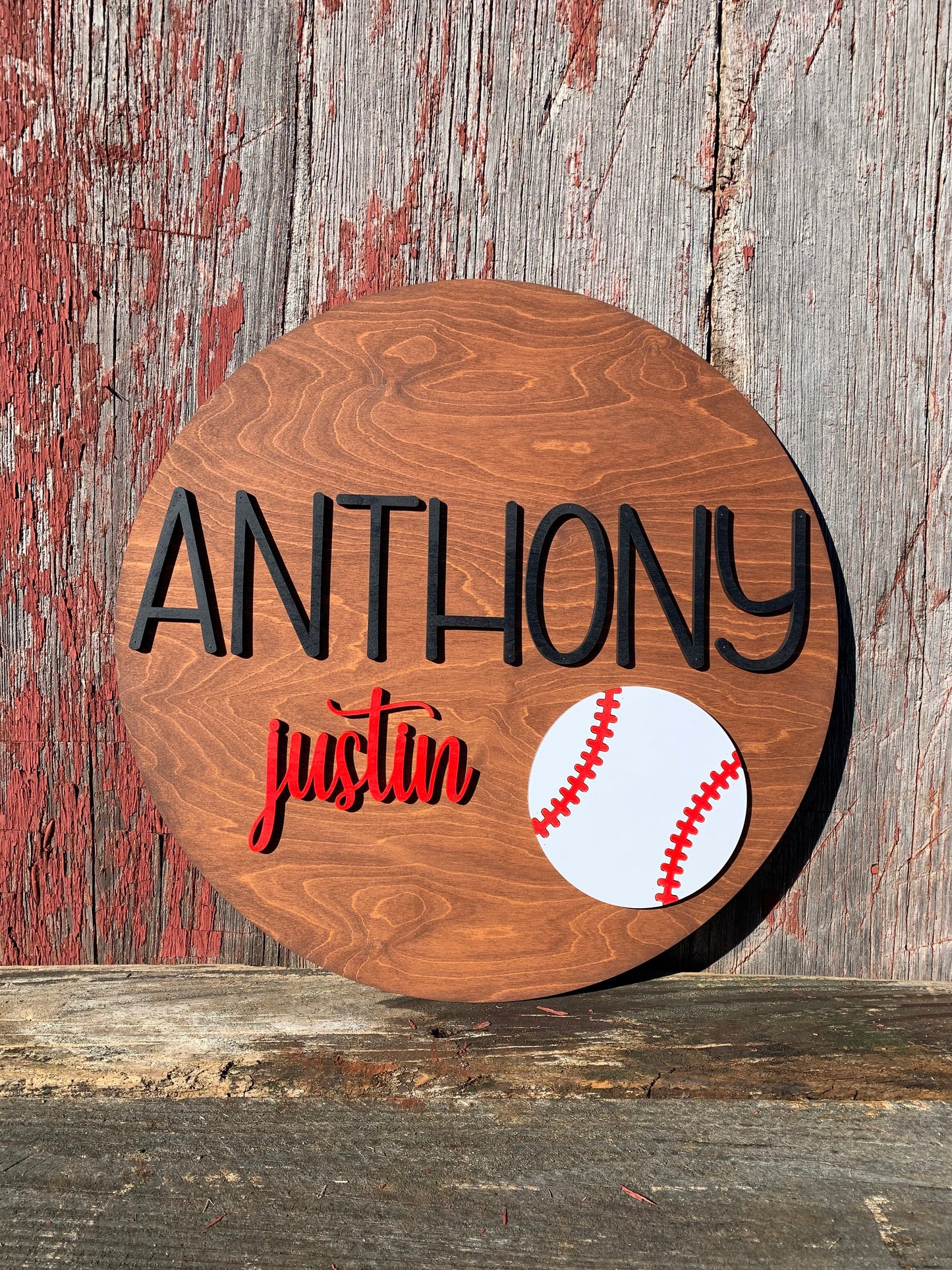 Baseball Nursery Sign