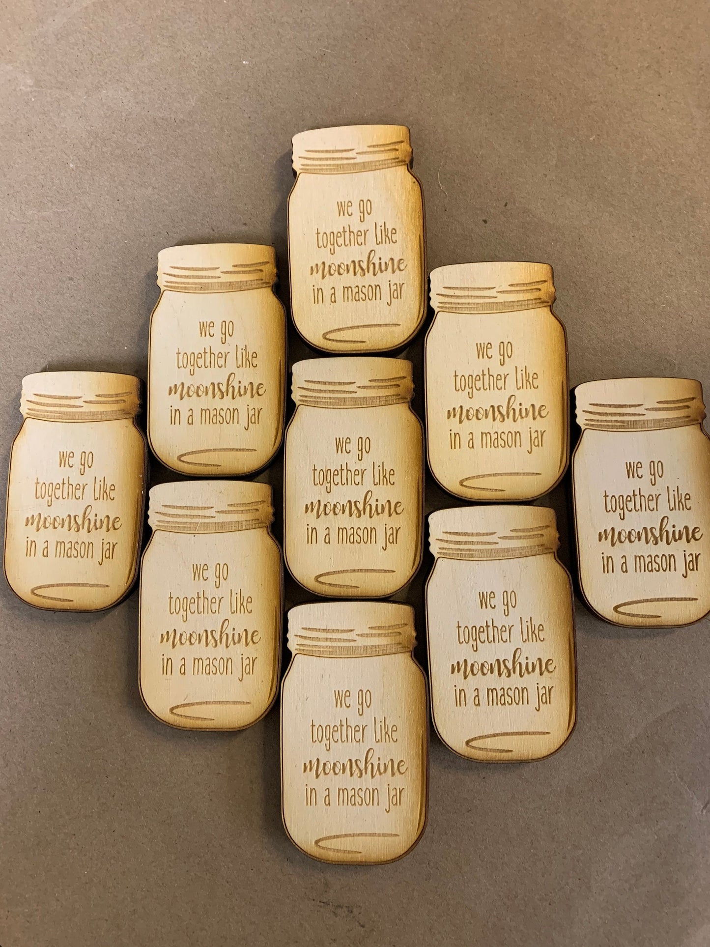 Mason Jar Magnets, Wedding Favors