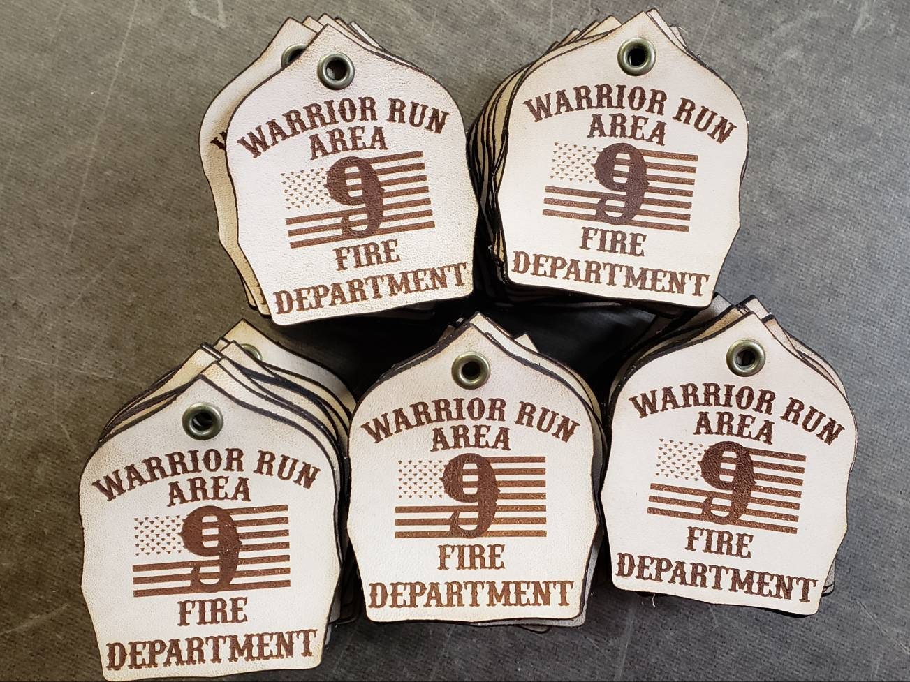 Personalized Firefighter Keychain