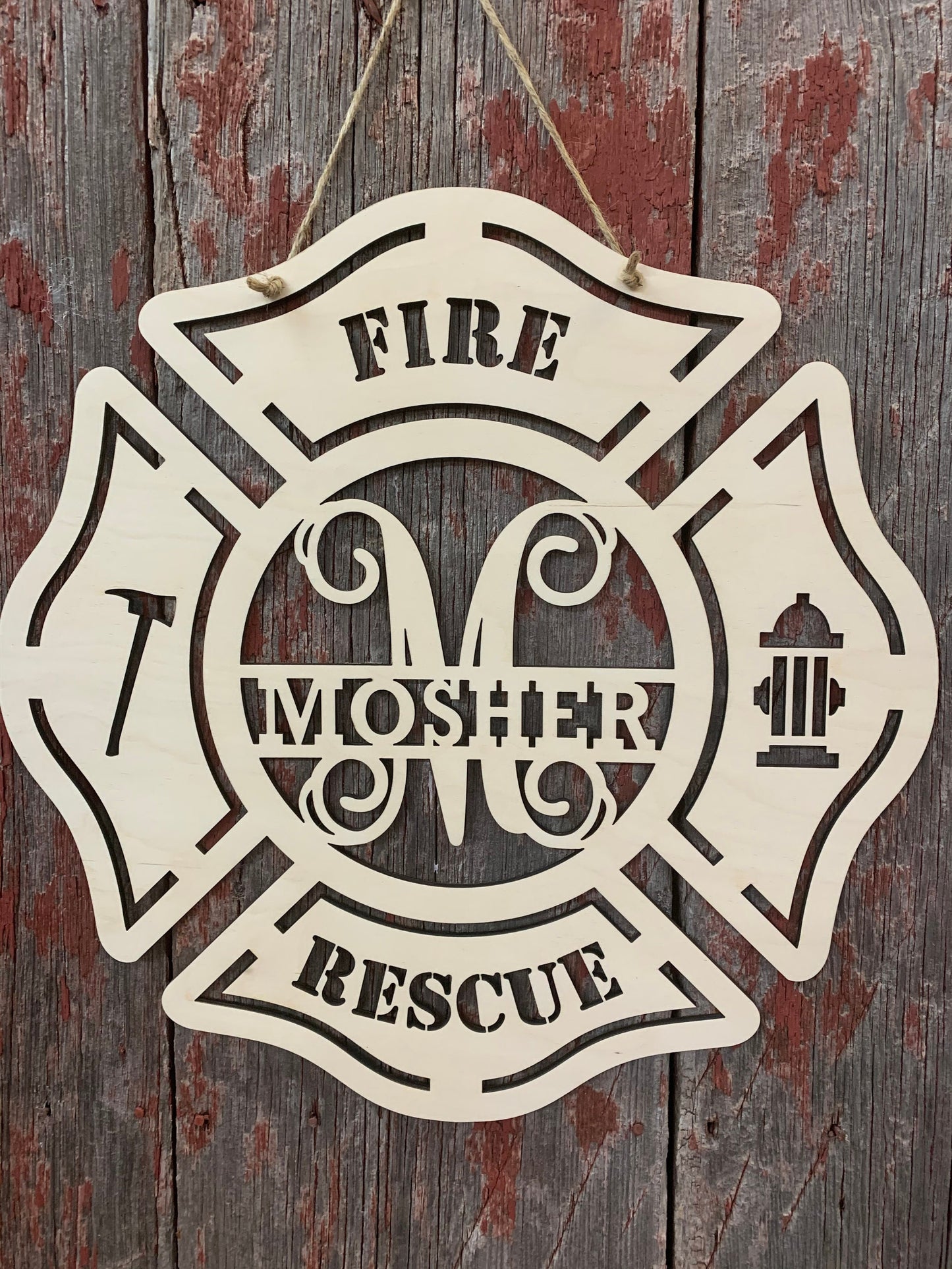 Firefighter Maltese Cross