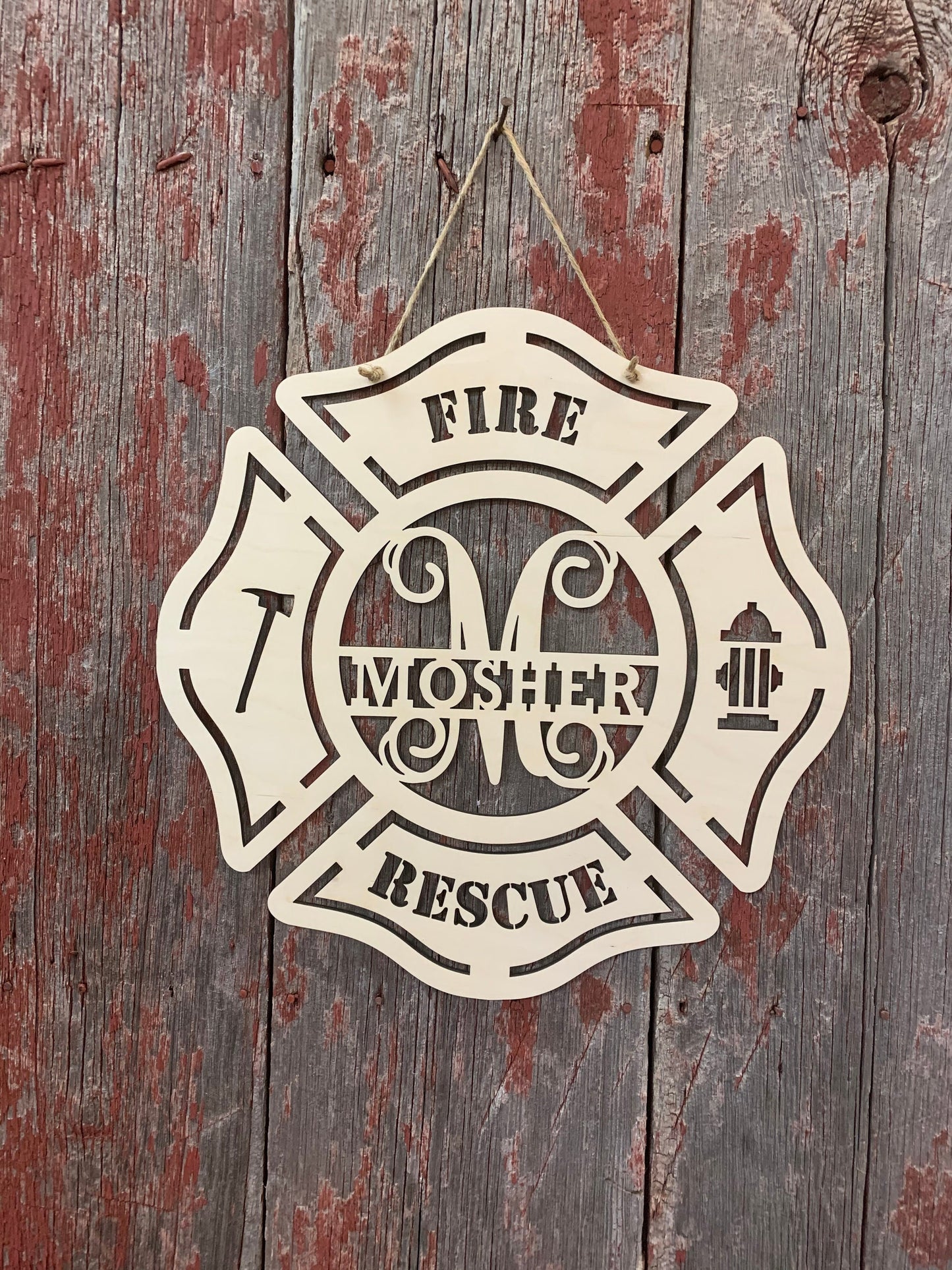 Firefighter Maltese Cross