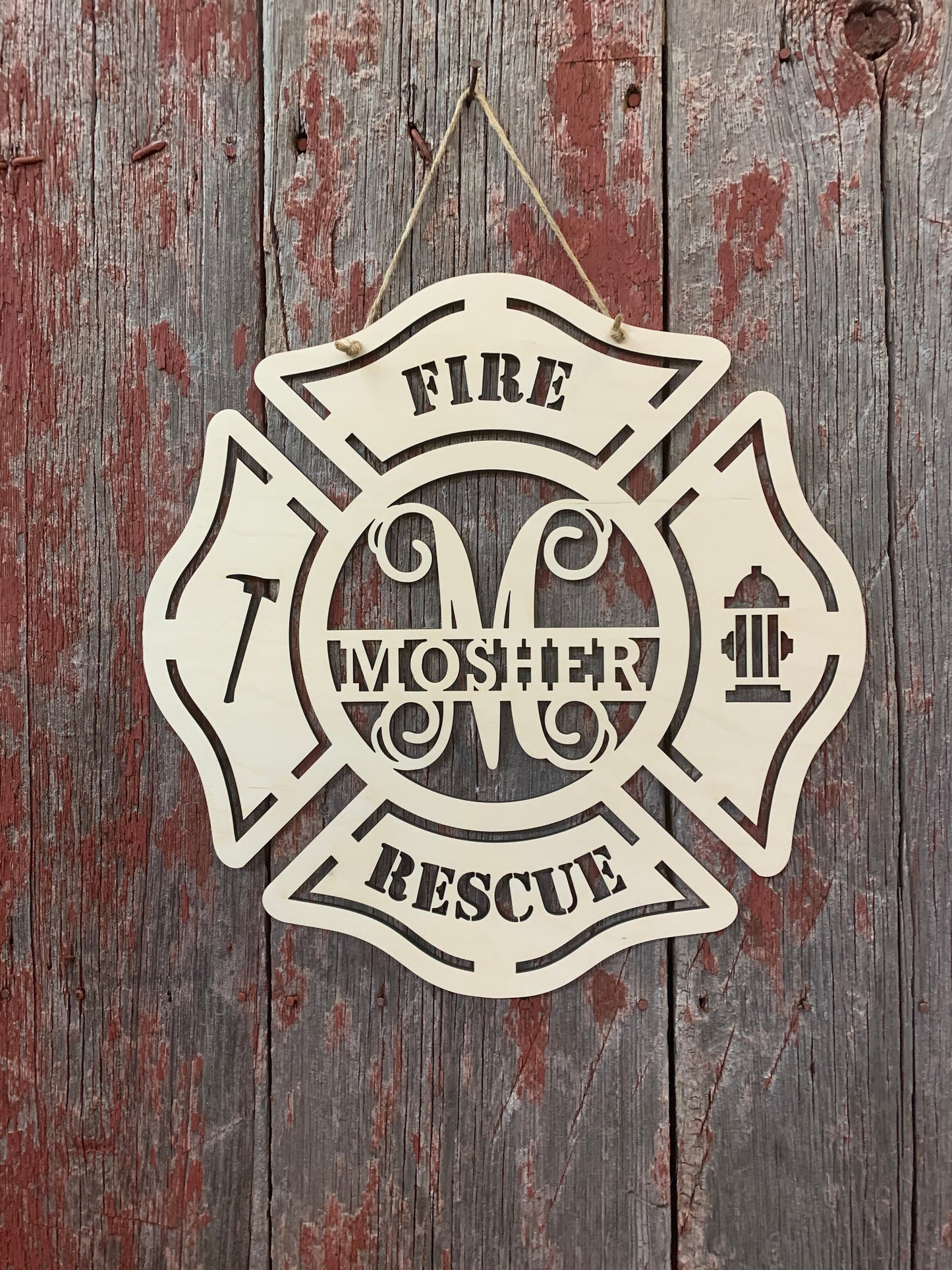 Firefighter Maltese Cross