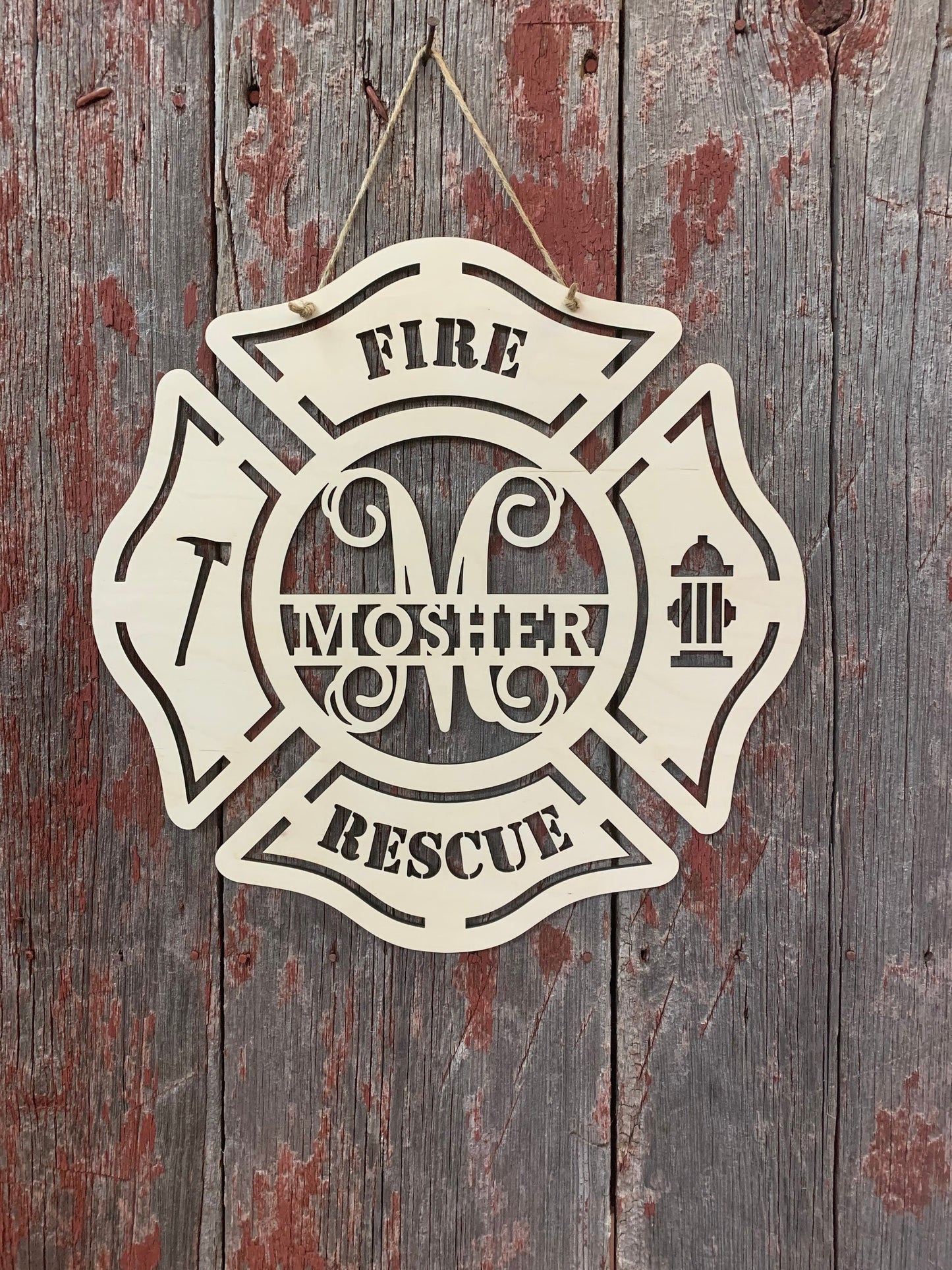 Firefighter Maltese Cross