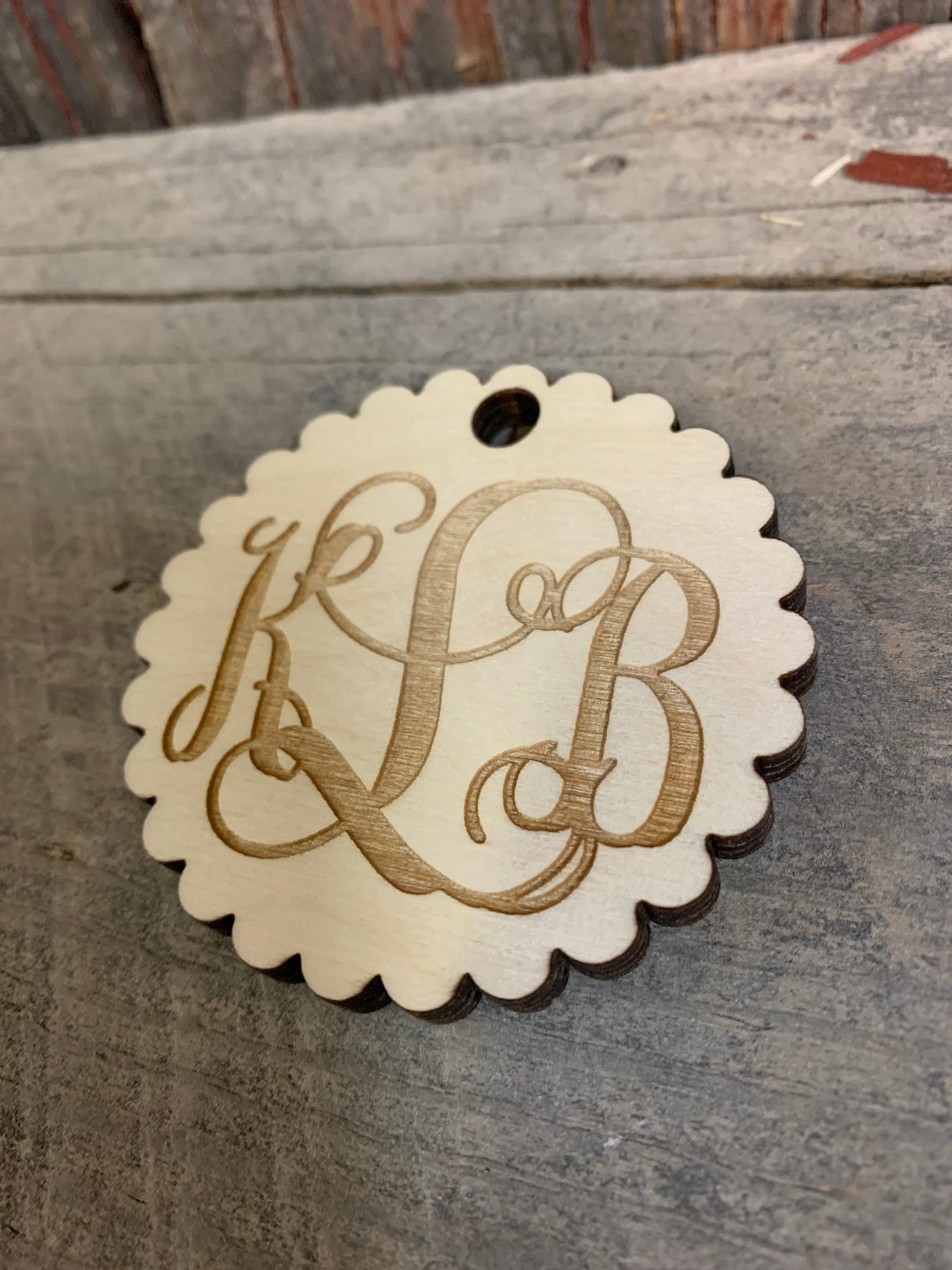 Monogram Keychain