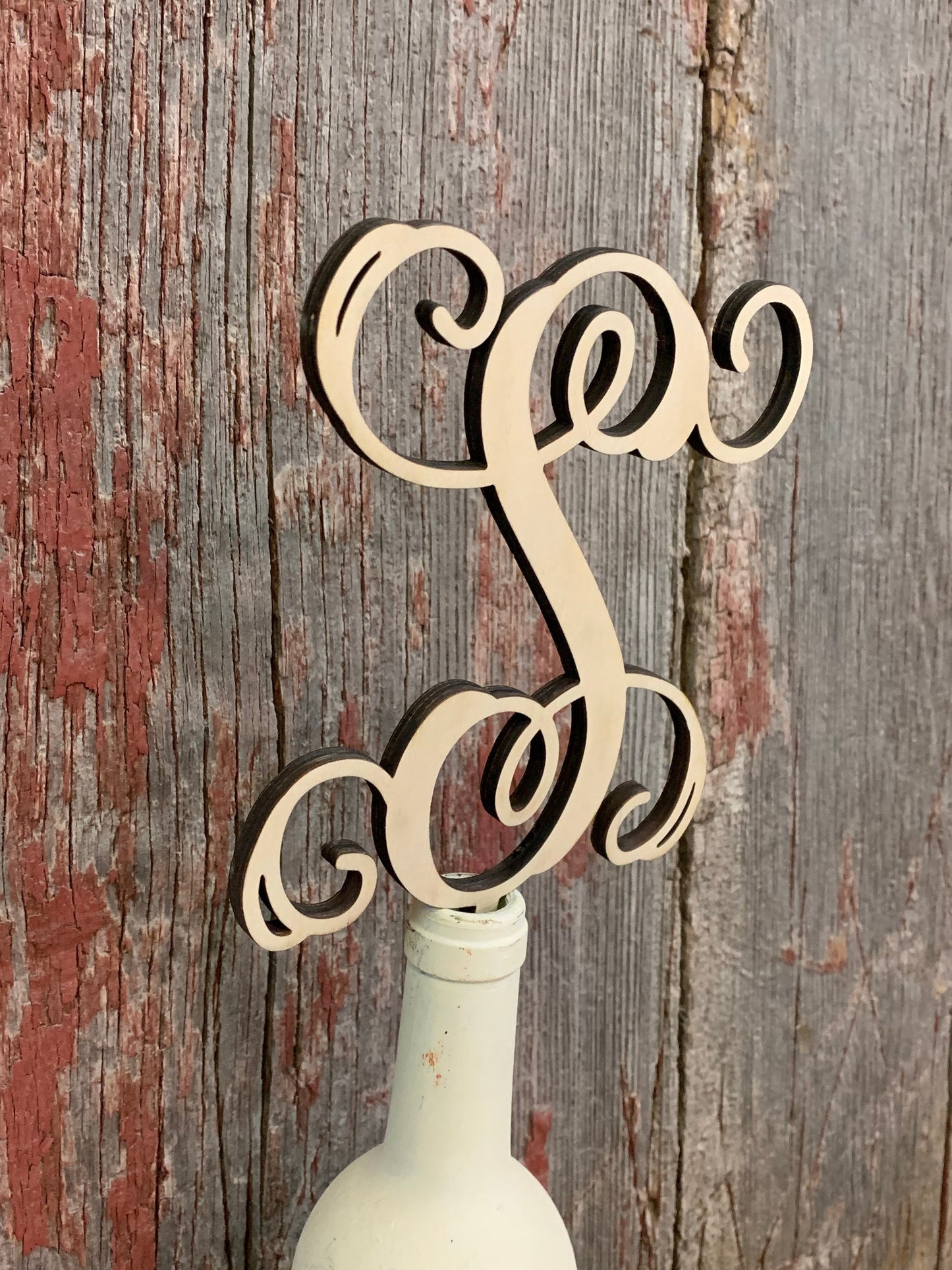 Monogram Cake Topper