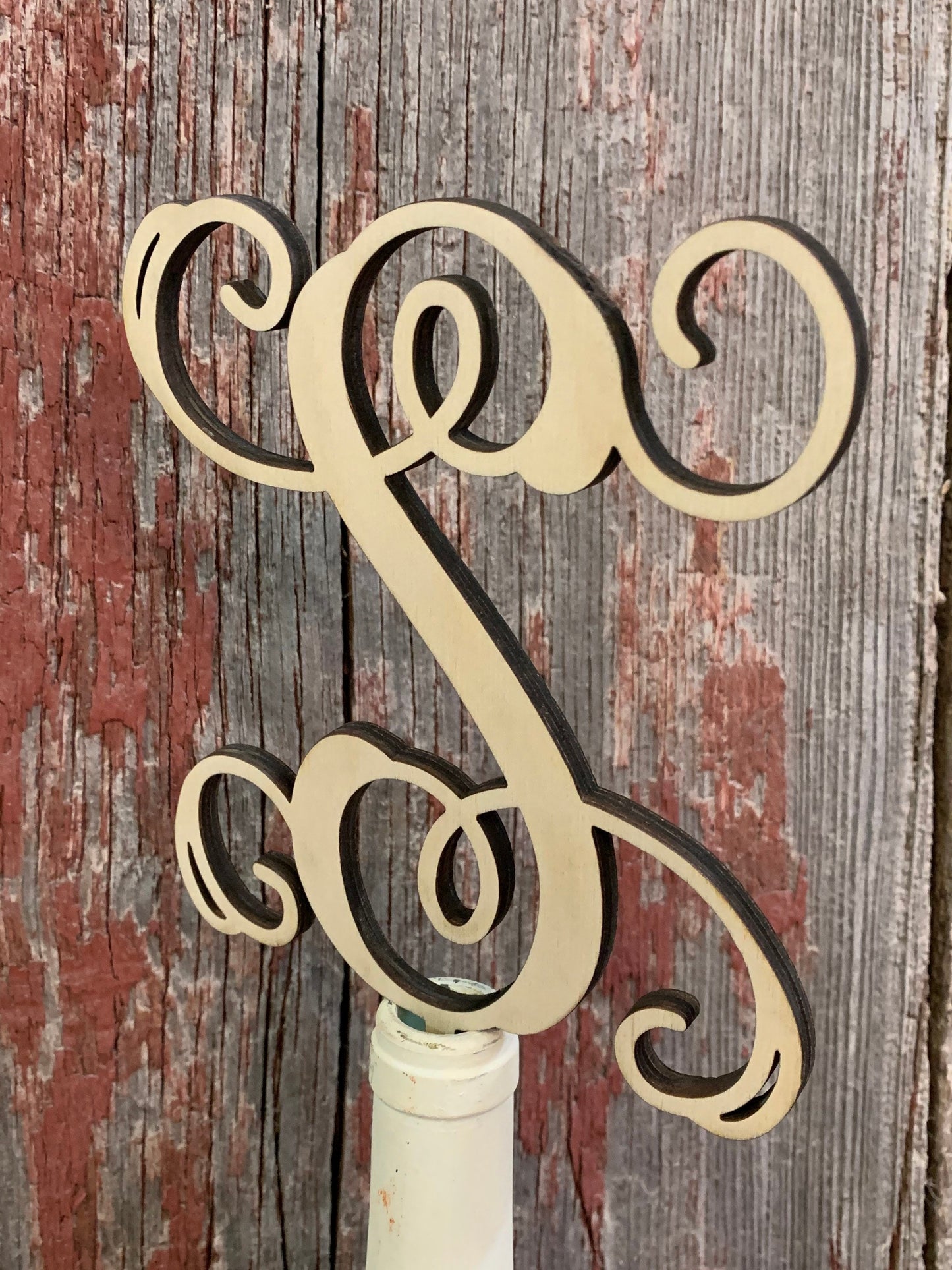 Monogram Cake Topper