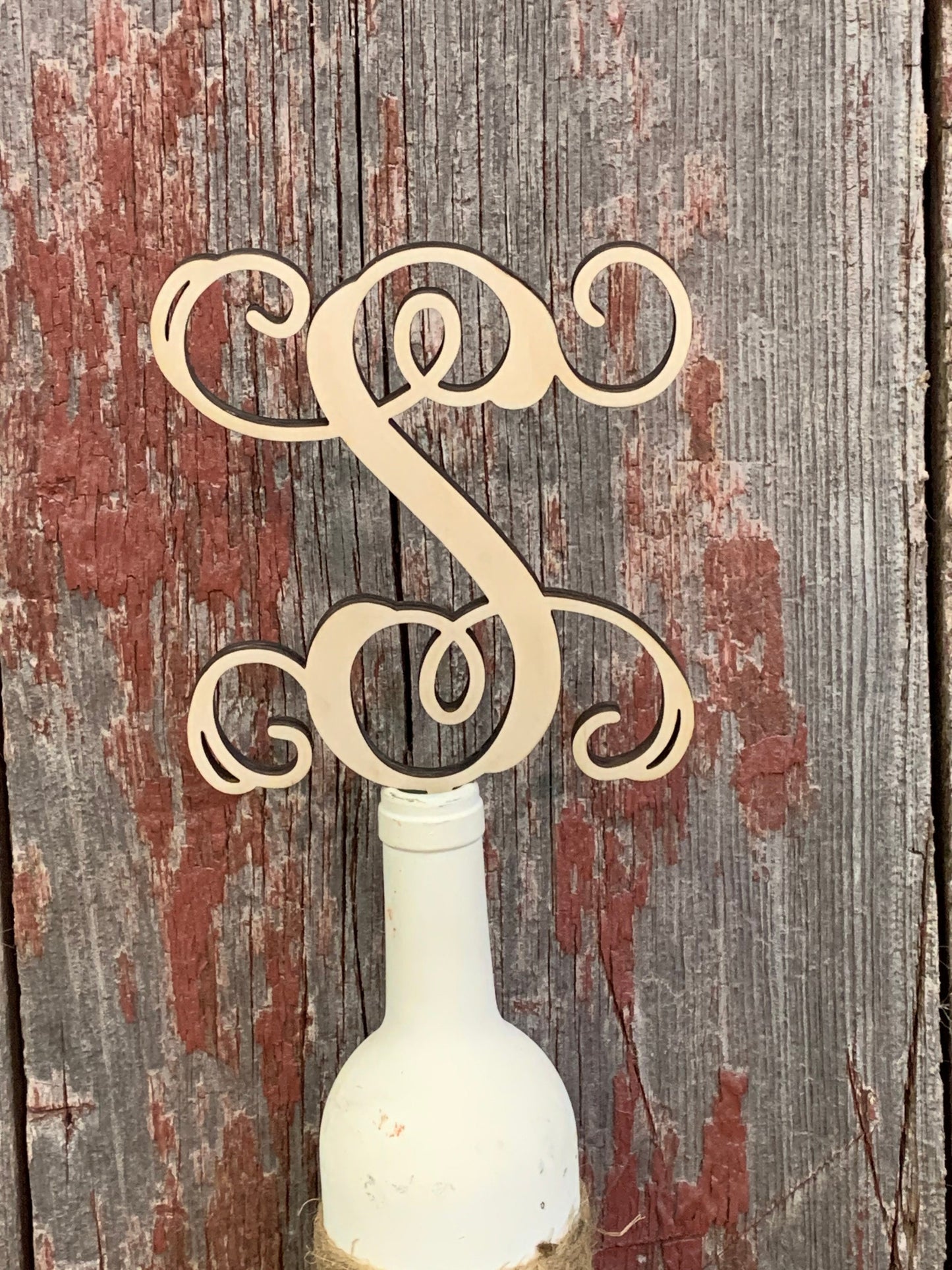 Monogram Cake Topper